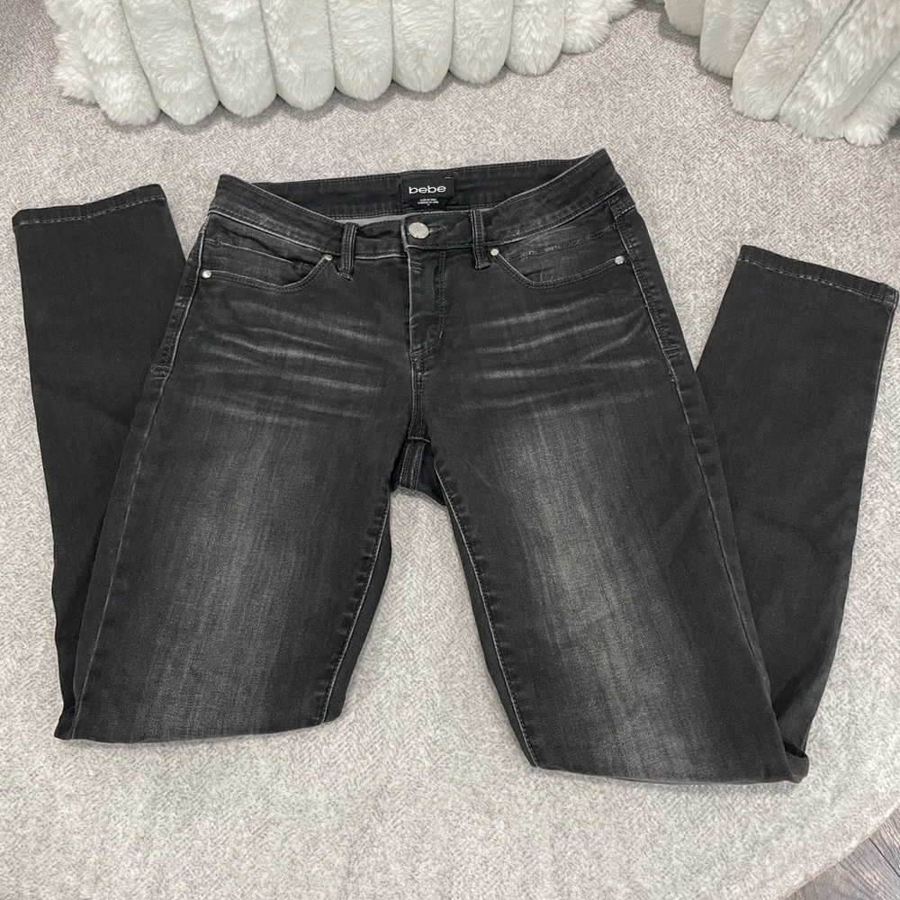 Bebe skinny jeans low rise size 27